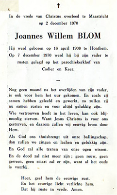 Blom Willem tekst 1